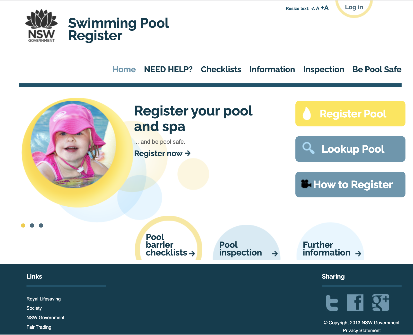 NSW Swimming Pool Register
