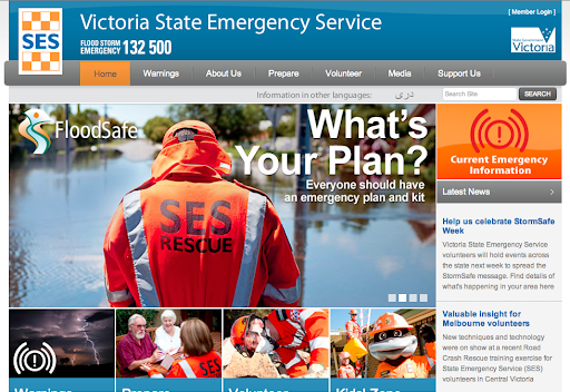 Highly Available Natural Disaster Website: VicSES
